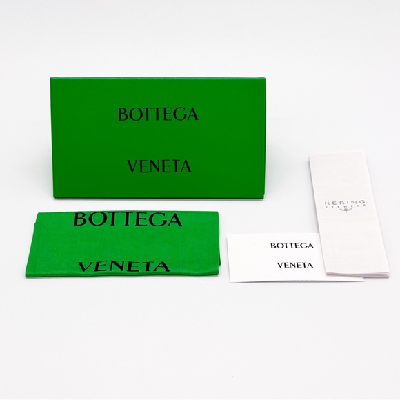 NEW BOTTEGA VENETA BV1085SA 001 SILVER GREY WOMEN SUNGLASSES BOTTEGA VENETA - Picture 11 of 11